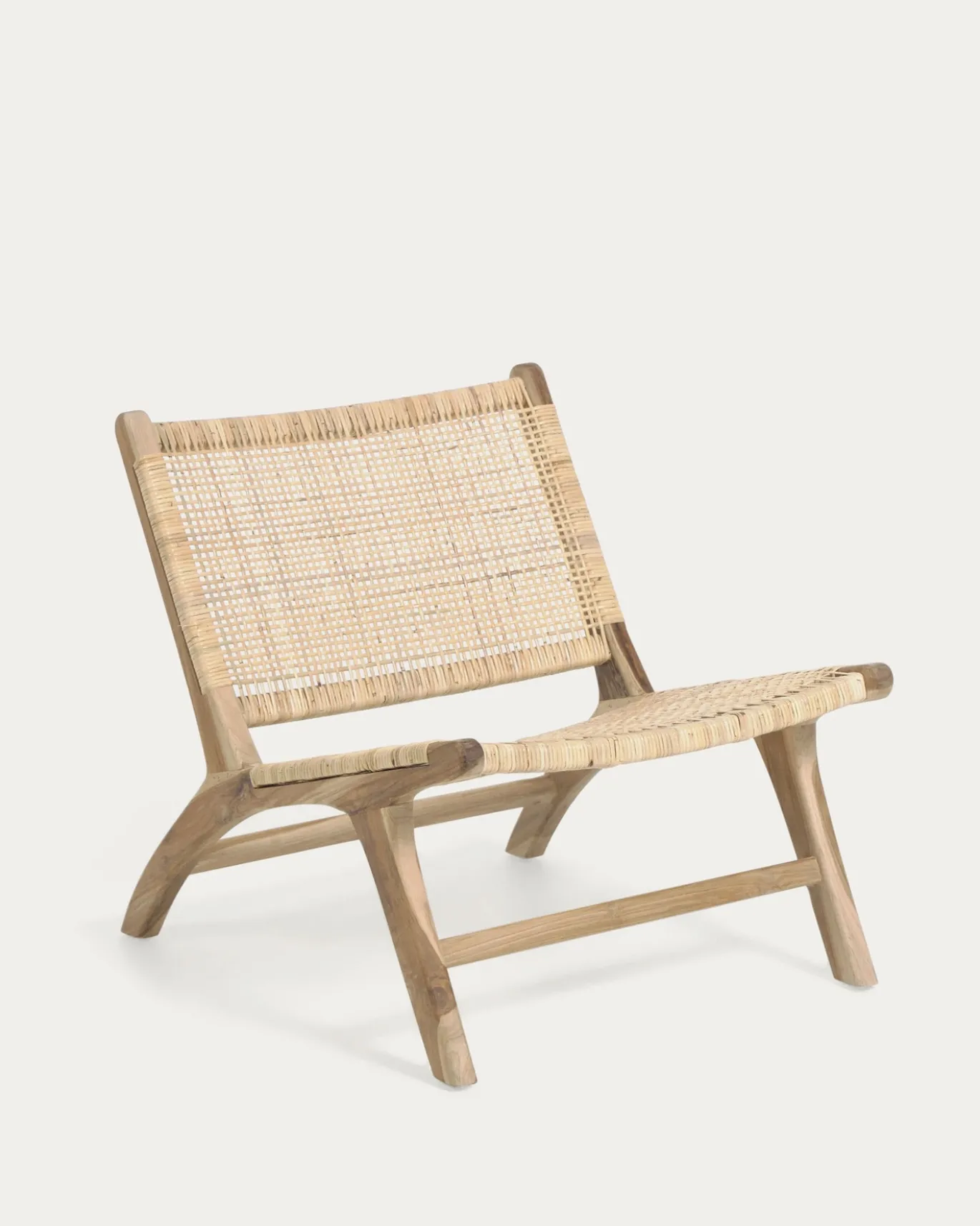 Kave Home Fauteuil Beida Massief Teakhout