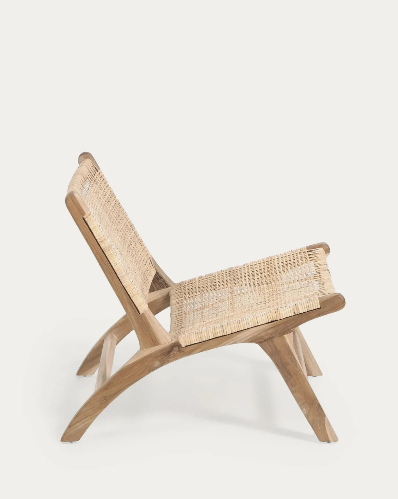Kave Home Fauteuil Beida Massief Teakhout