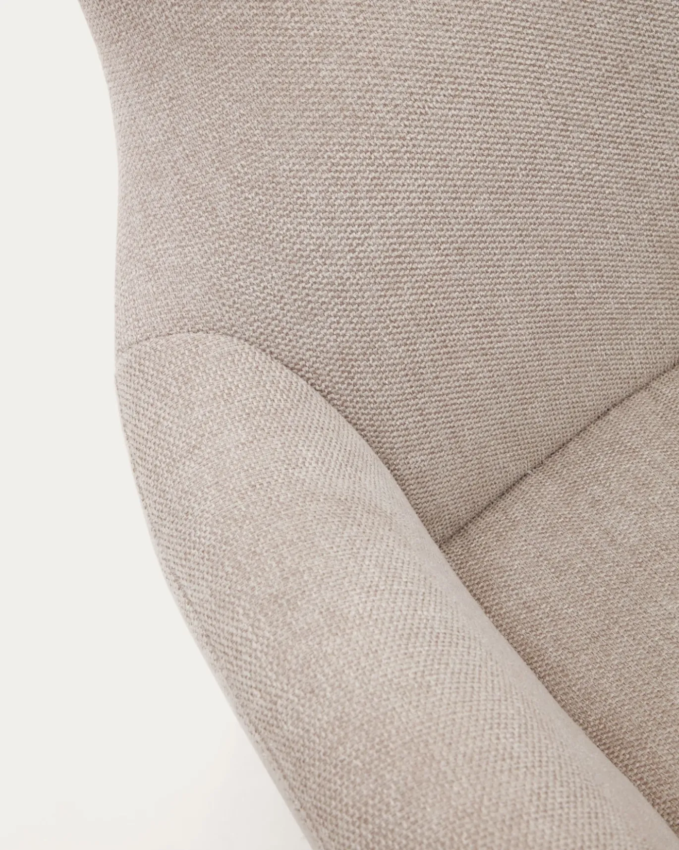 Kave Home Fauteuil Belina Beige Chenille