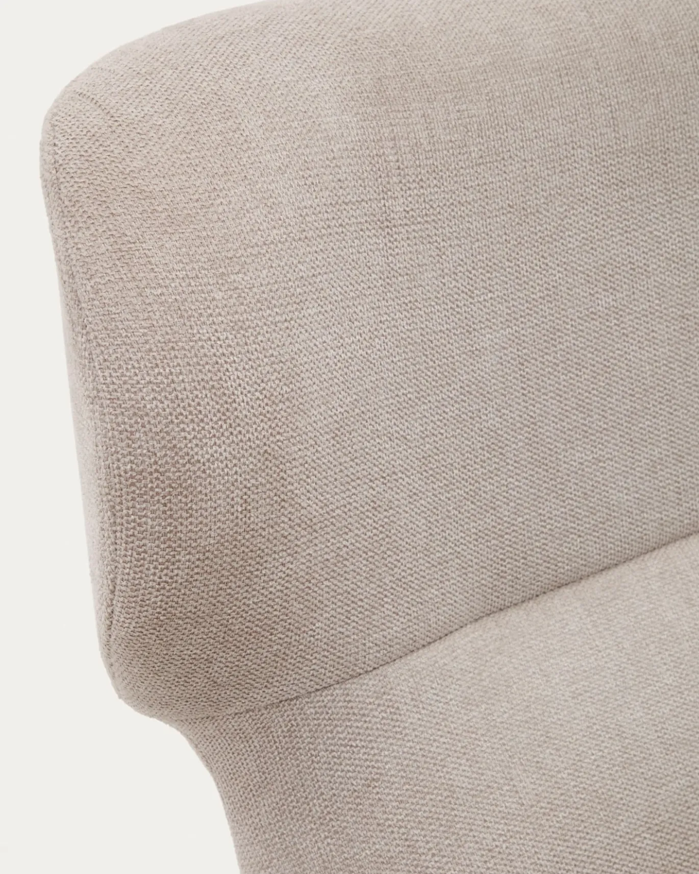 Kave Home Fauteuil Belina Beige Chenille