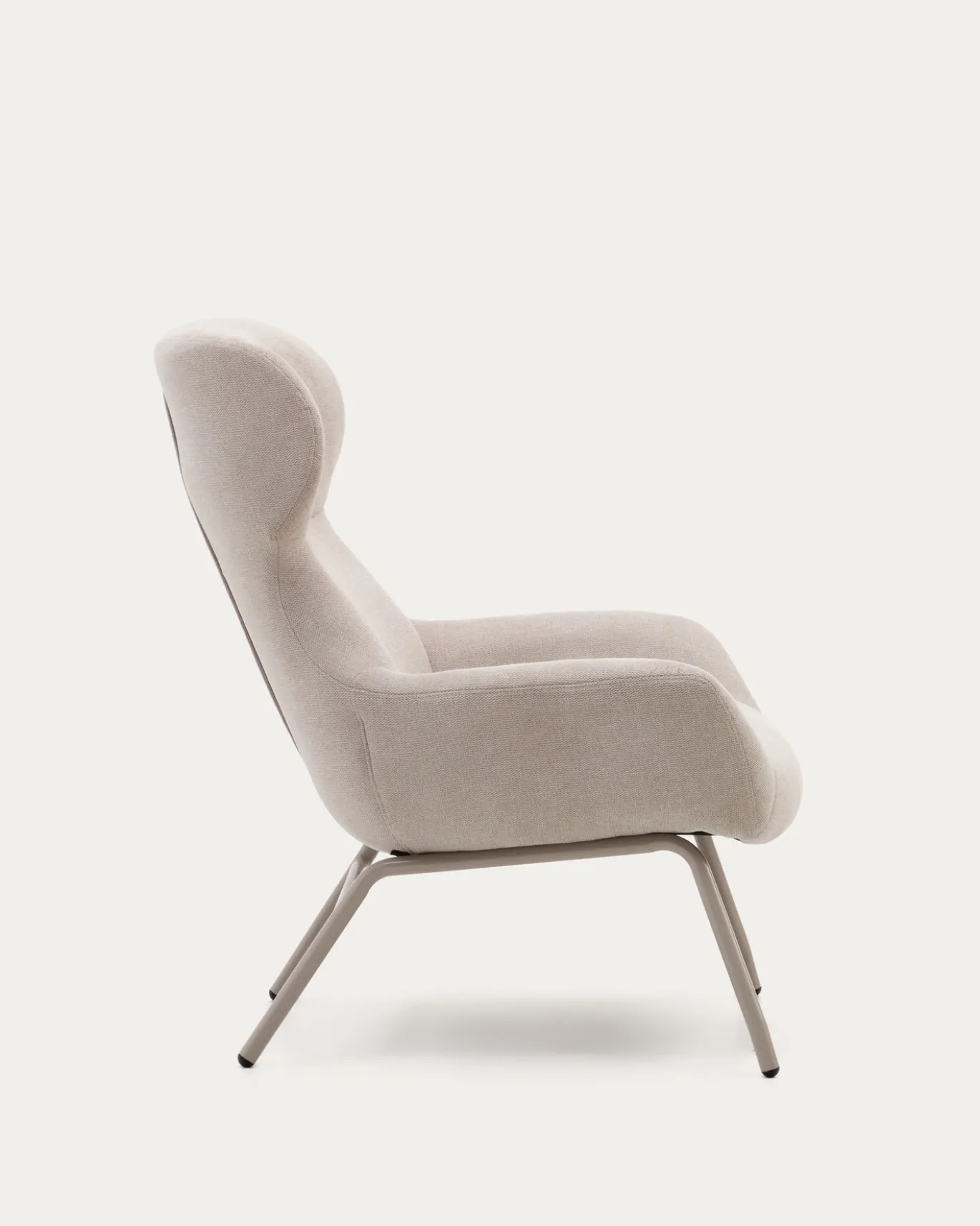 Kave Home Fauteuil Belina Beige Chenille