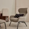 Kave Home Fauteuil Belina Lichtbruin Chenille