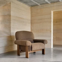 Kave Home Fauteuil Cabana Bouclé Taupe