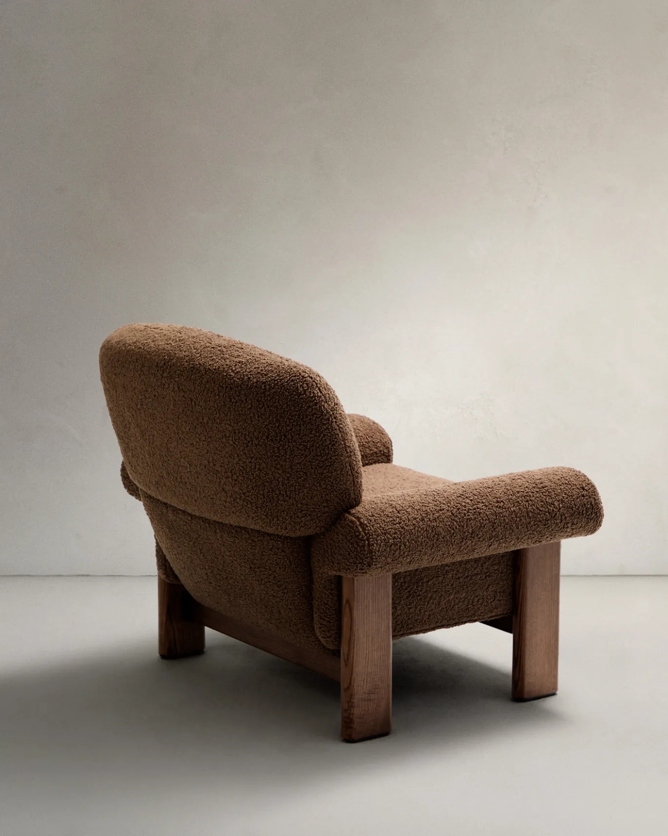 Kave Home Fauteuil Cabana Bouclé Taupe