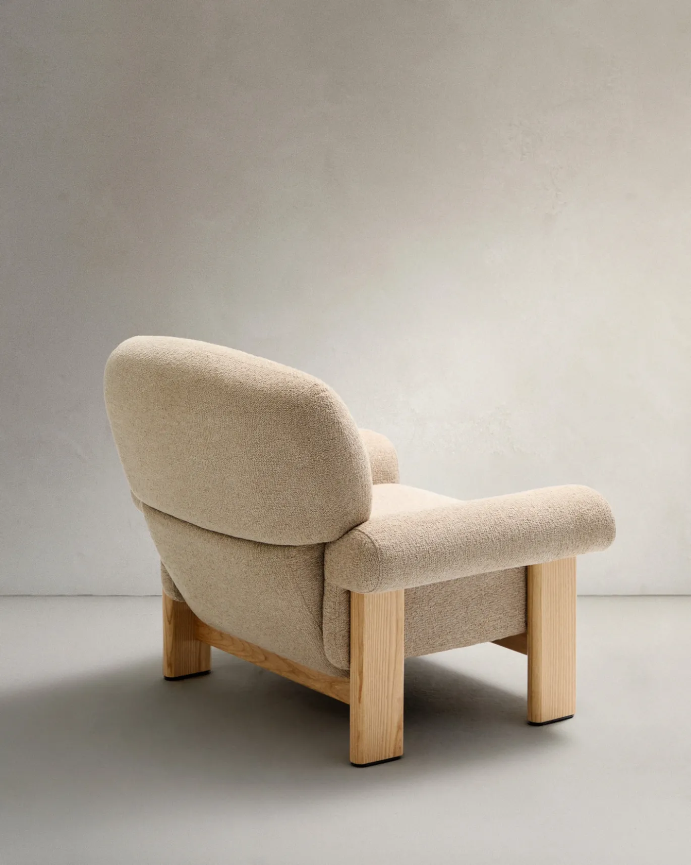 Kave Home Fauteuil Cabana Chenille Beige