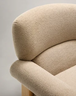 Kave Home Fauteuil Cabana Chenille Beige