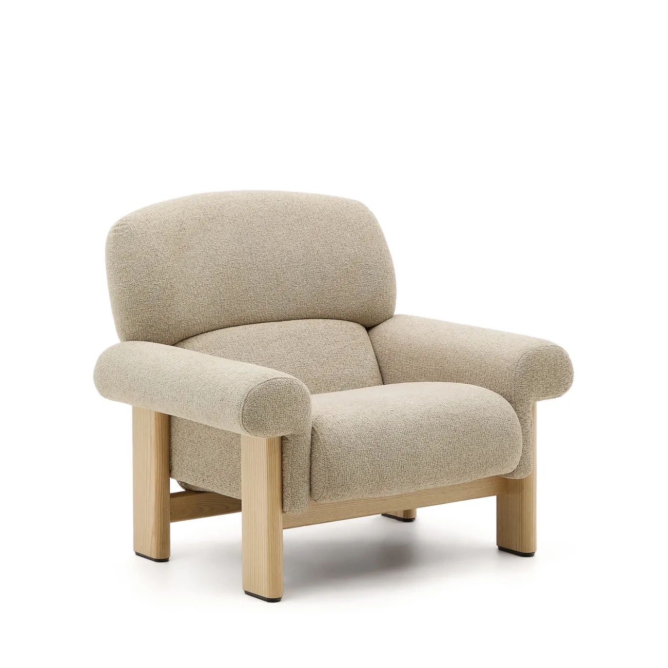 Kave Home Fauteuil Cabana Chenille Beige