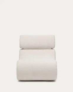 Kave Home Fauteuil Club Chenille Pearl