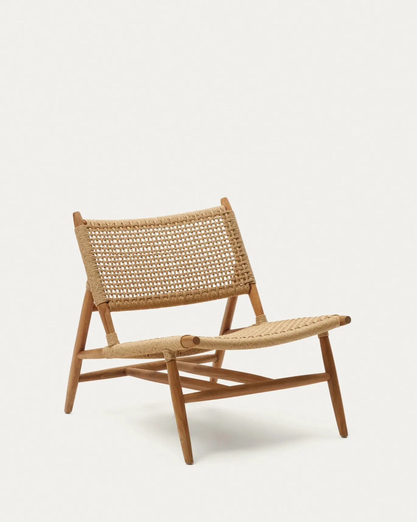 Kave Home Fauteuil Codolar Massief Teakhout