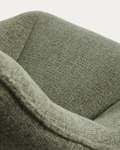 Kave Home Fauteuil Dirala Chenille Groen