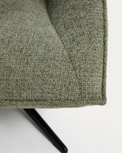 Kave Home Fauteuil Dirala Chenille Groen