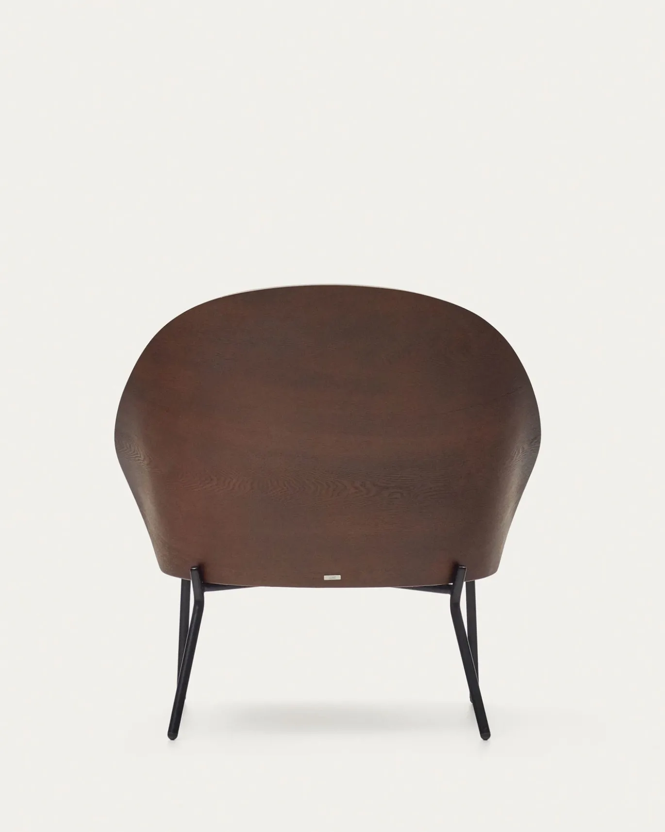 Kave Home Fauteuil Eamy Lichtbruin Essenhoutfineer Bruin