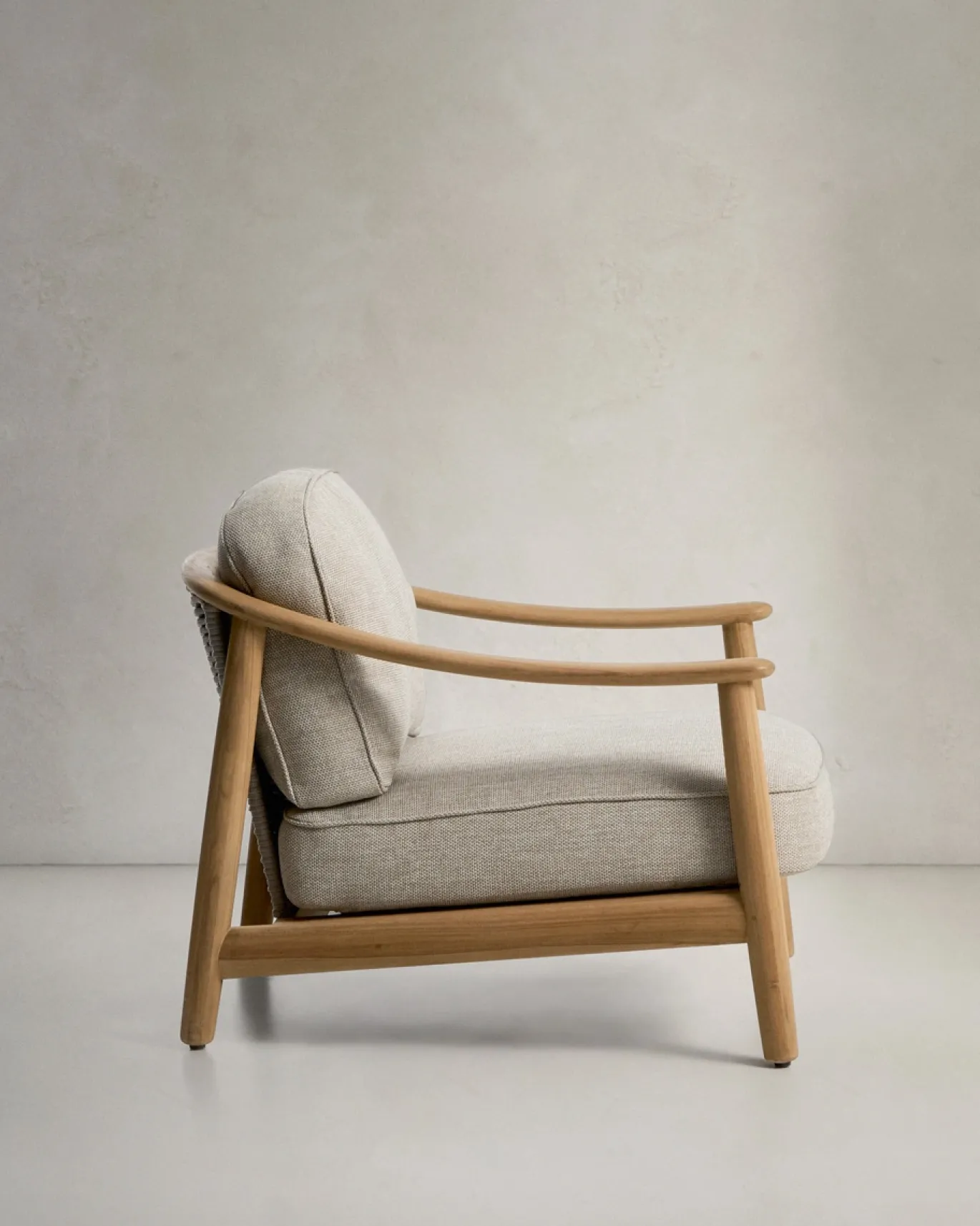 Kave Home Fauteuil Elunda Outdoor Teakhout Naturel