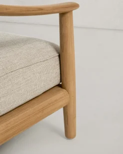 Kave Home Fauteuil Elunda Outdoor Teakhout Naturel