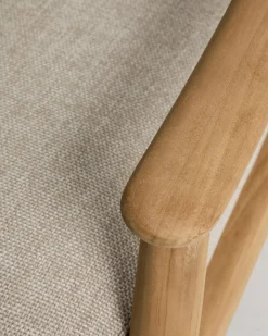 Kave Home Fauteuil Elunda Outdoor Teakhout Naturel