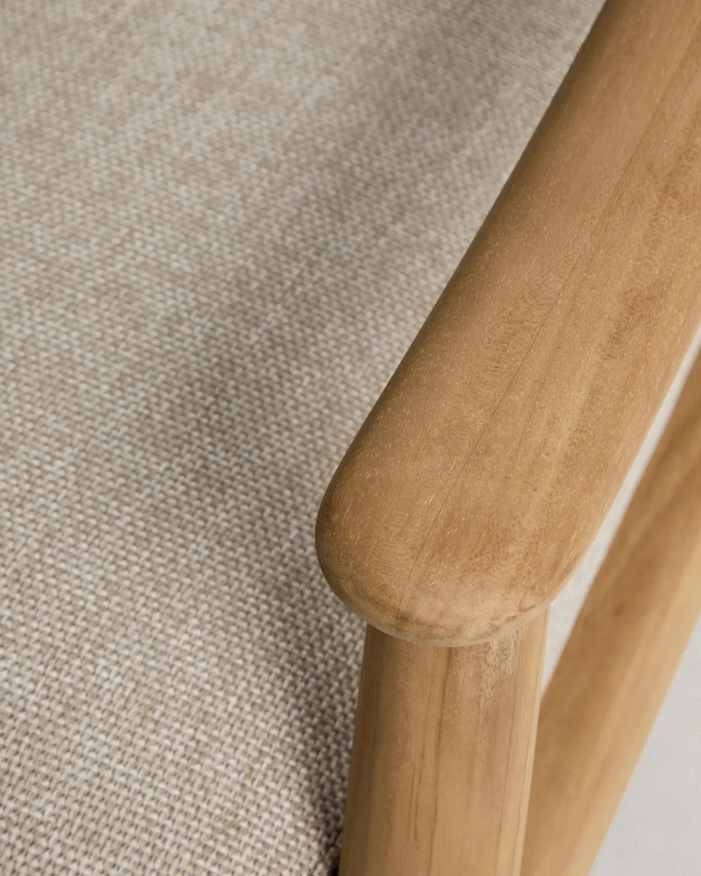 Kave Home Fauteuil Elunda Outdoor Teakhout Naturel