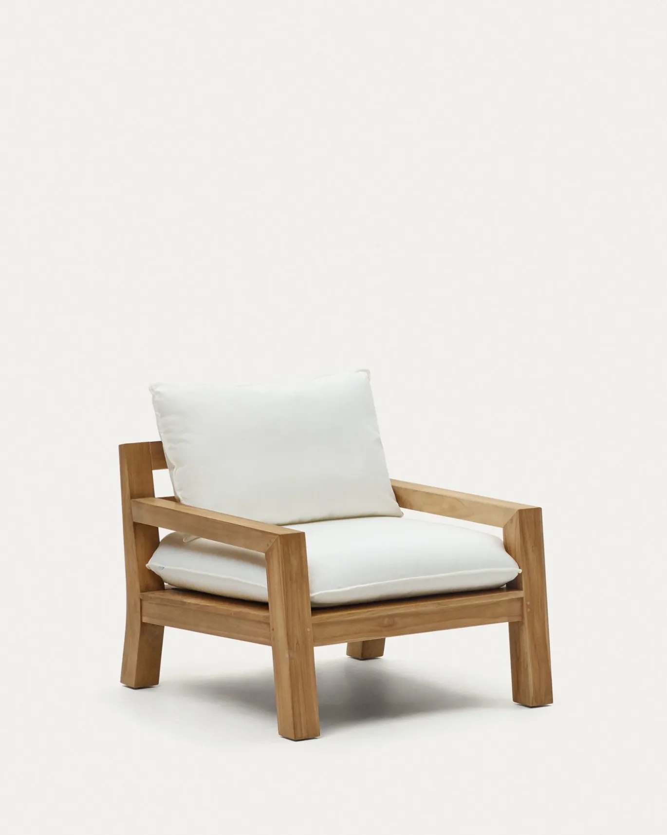 Kave Home Fauteuil Forcanera Massief Teakhout