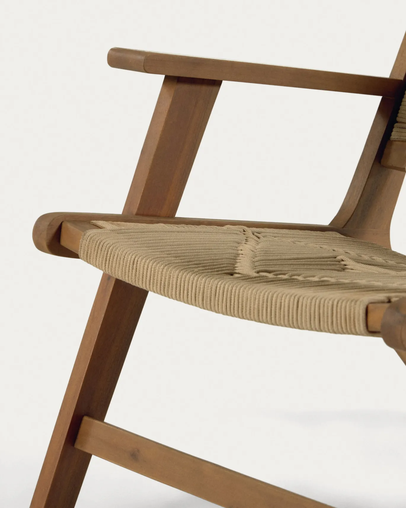 Kave Home Fauteuil Geralda Acaciahout Bruin