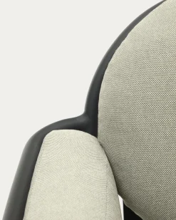 Kave Home Fauteuil Joncols Beige Outdoor Aluminium Grijs