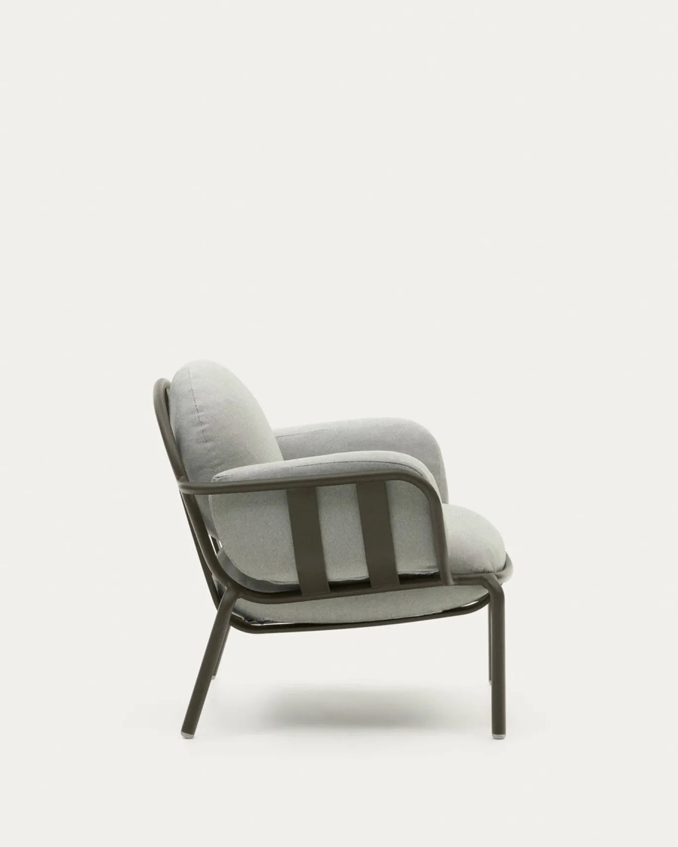 Kave Home Fauteuil Joncols Grijs Outdoor Aluminium Groen