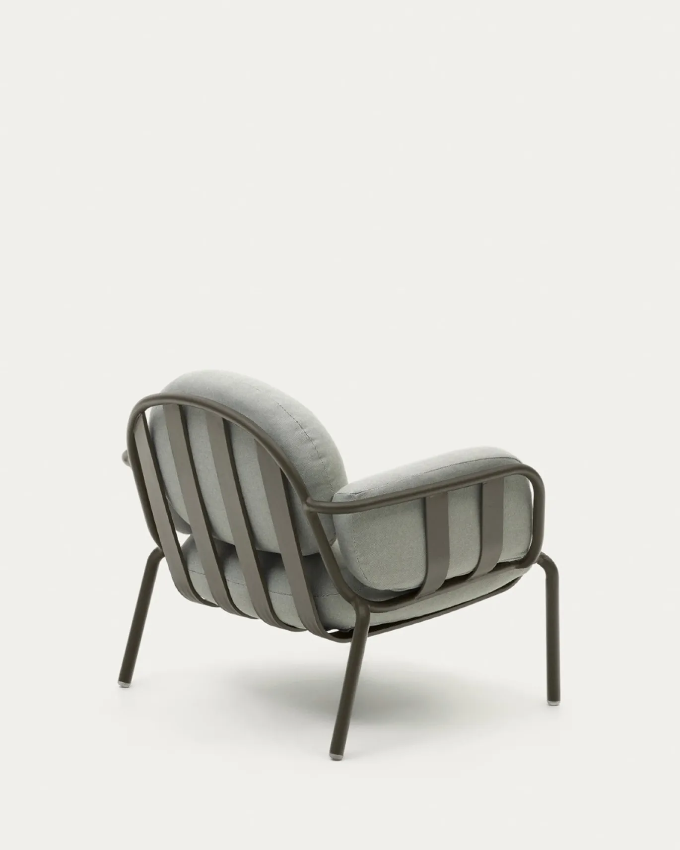 Kave Home Fauteuil Joncols Grijs Outdoor Aluminium Groen