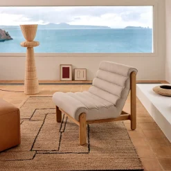 Kave Home Fauteuil Magira Beige Eikenhout