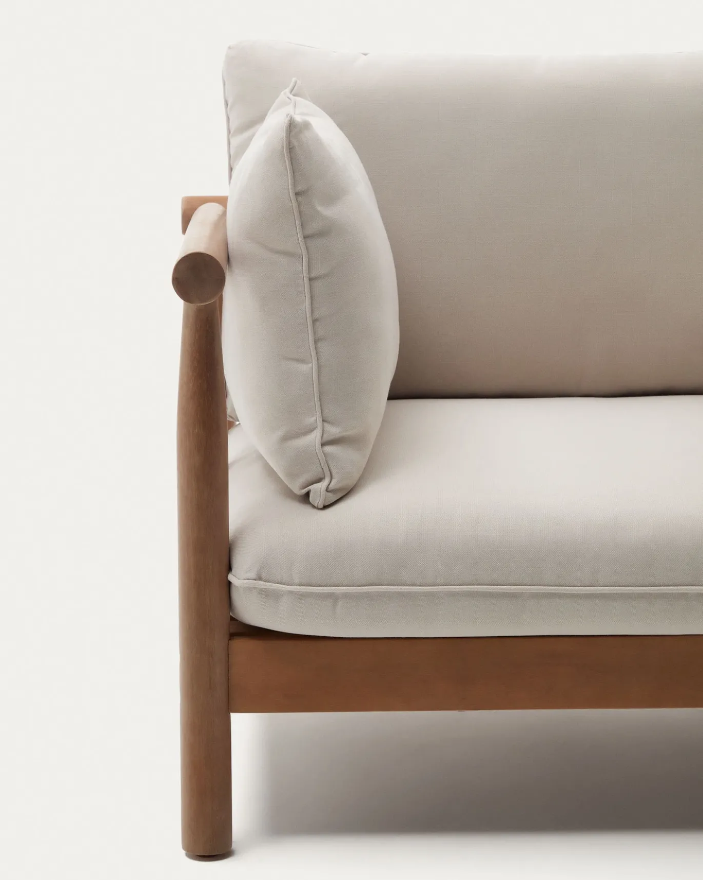 Kave Home Fauteuil Massief Eucalyptushouten Sacova