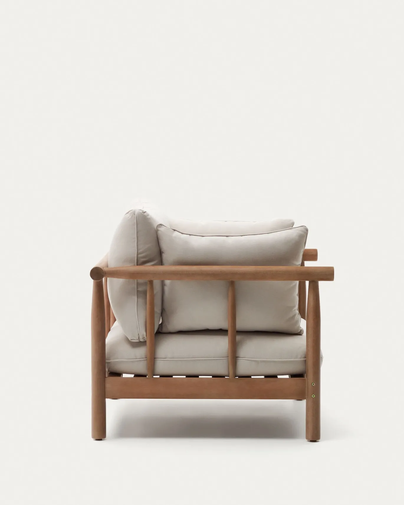 Kave Home Fauteuil Massief Eucalyptushouten Sacova