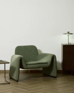 Kave Home Fauteuil Melvia Groen Chenille