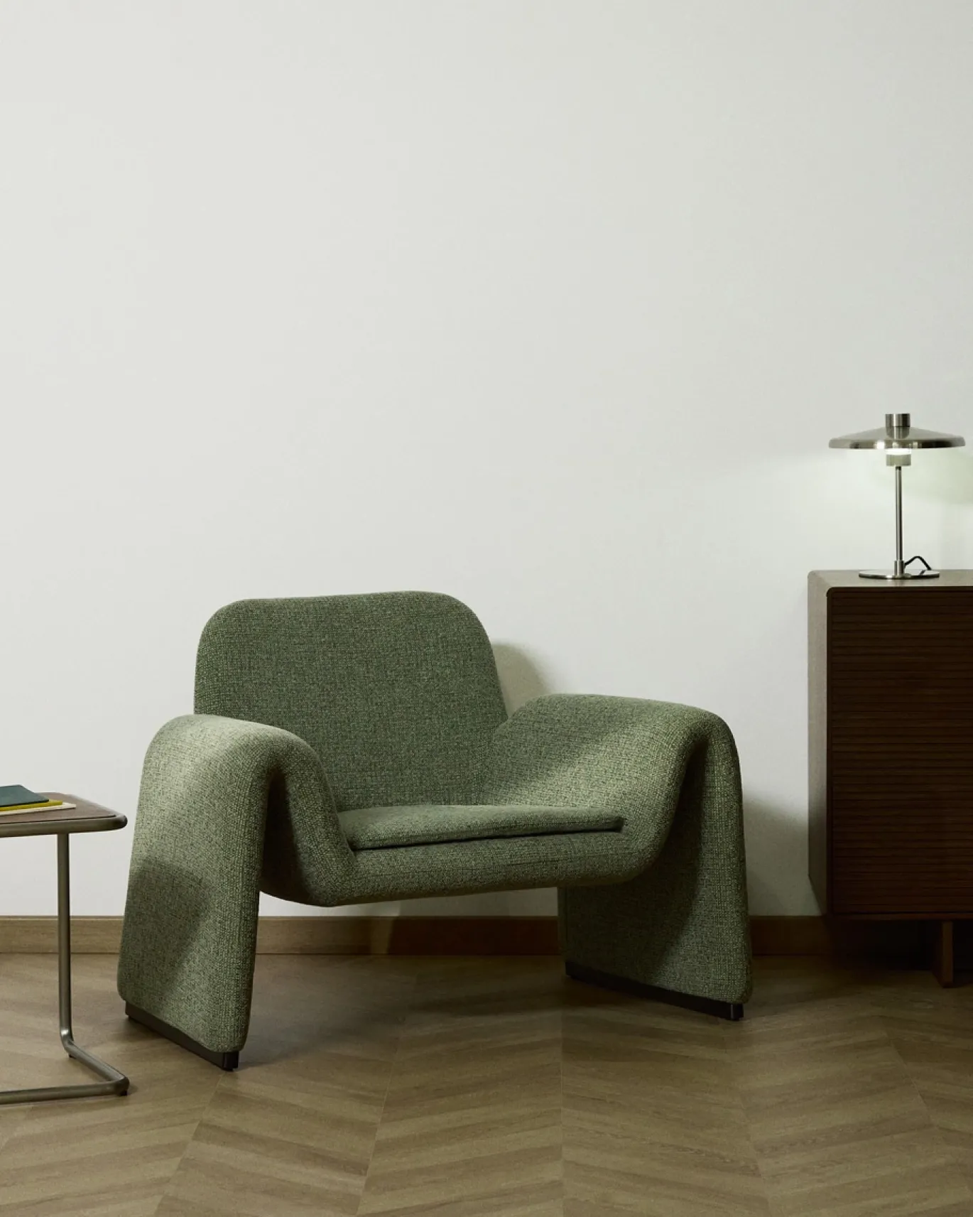Kave Home Fauteuil Melvia Groen Chenille