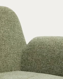 Kave Home Fauteuil Melvia Groen Chenille