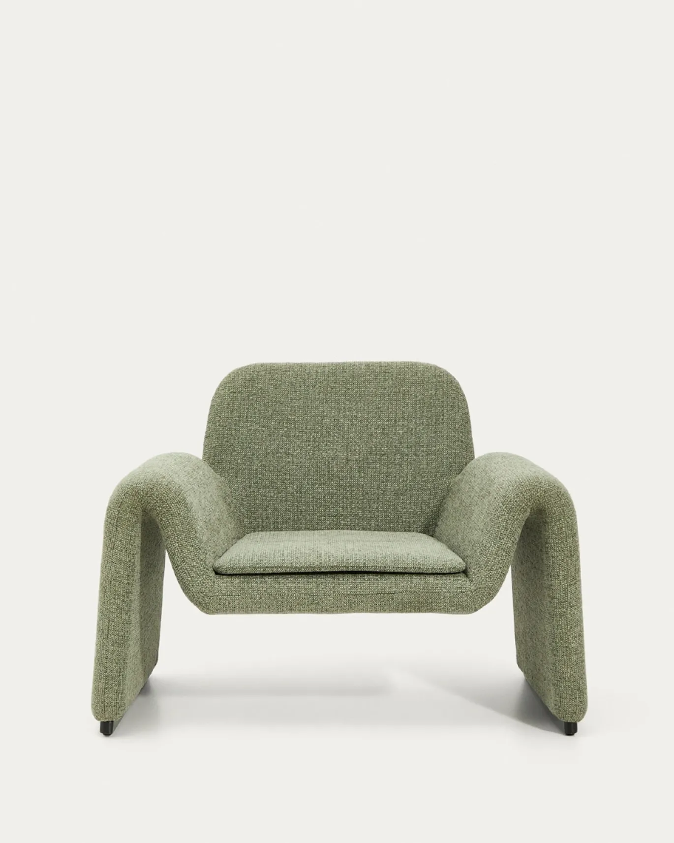 Kave Home Fauteuil Melvia Groen Chenille