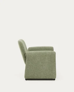 Kave Home Fauteuil Melvia Groen Chenille