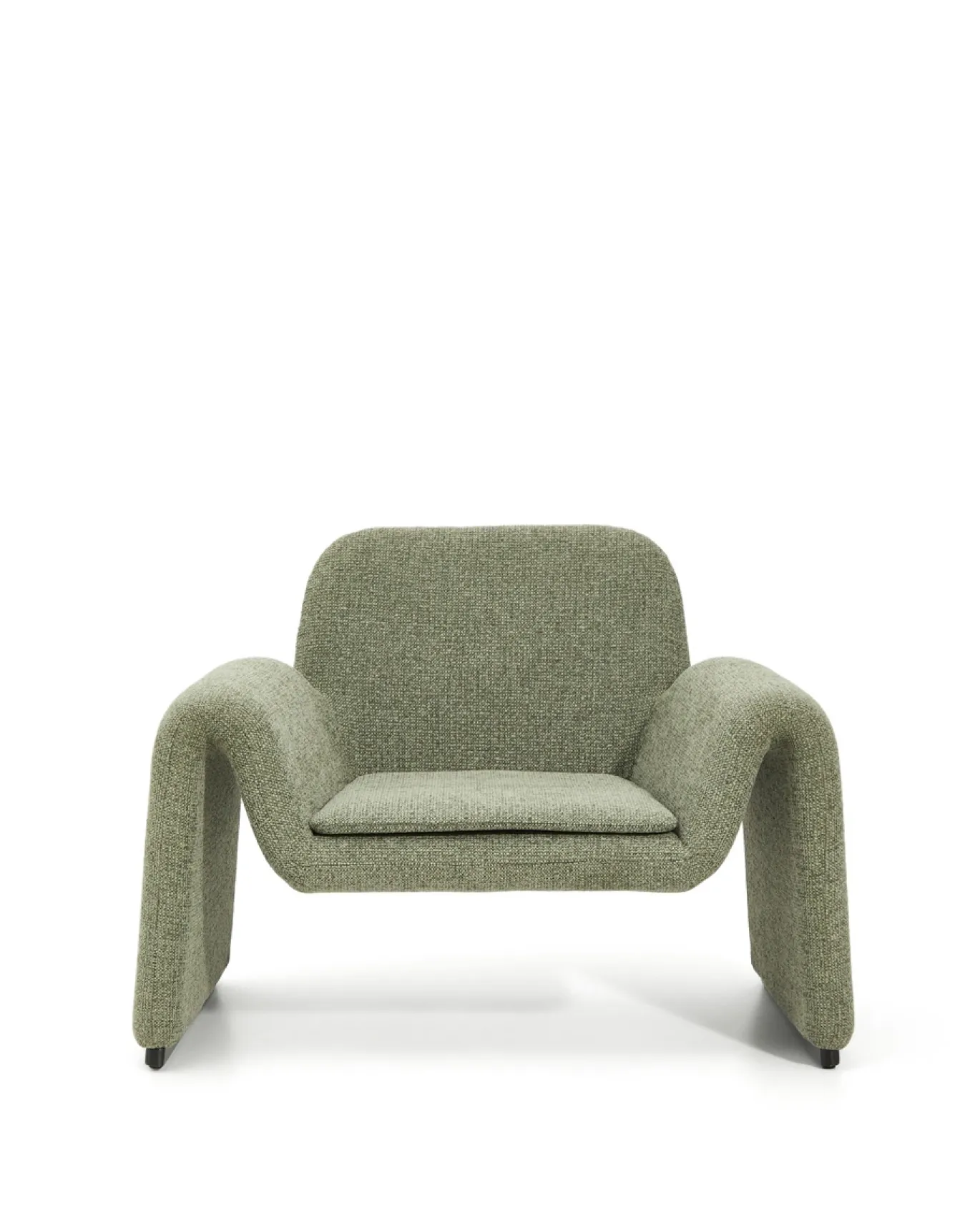 Kave Home Fauteuil Melvia Groen Chenille