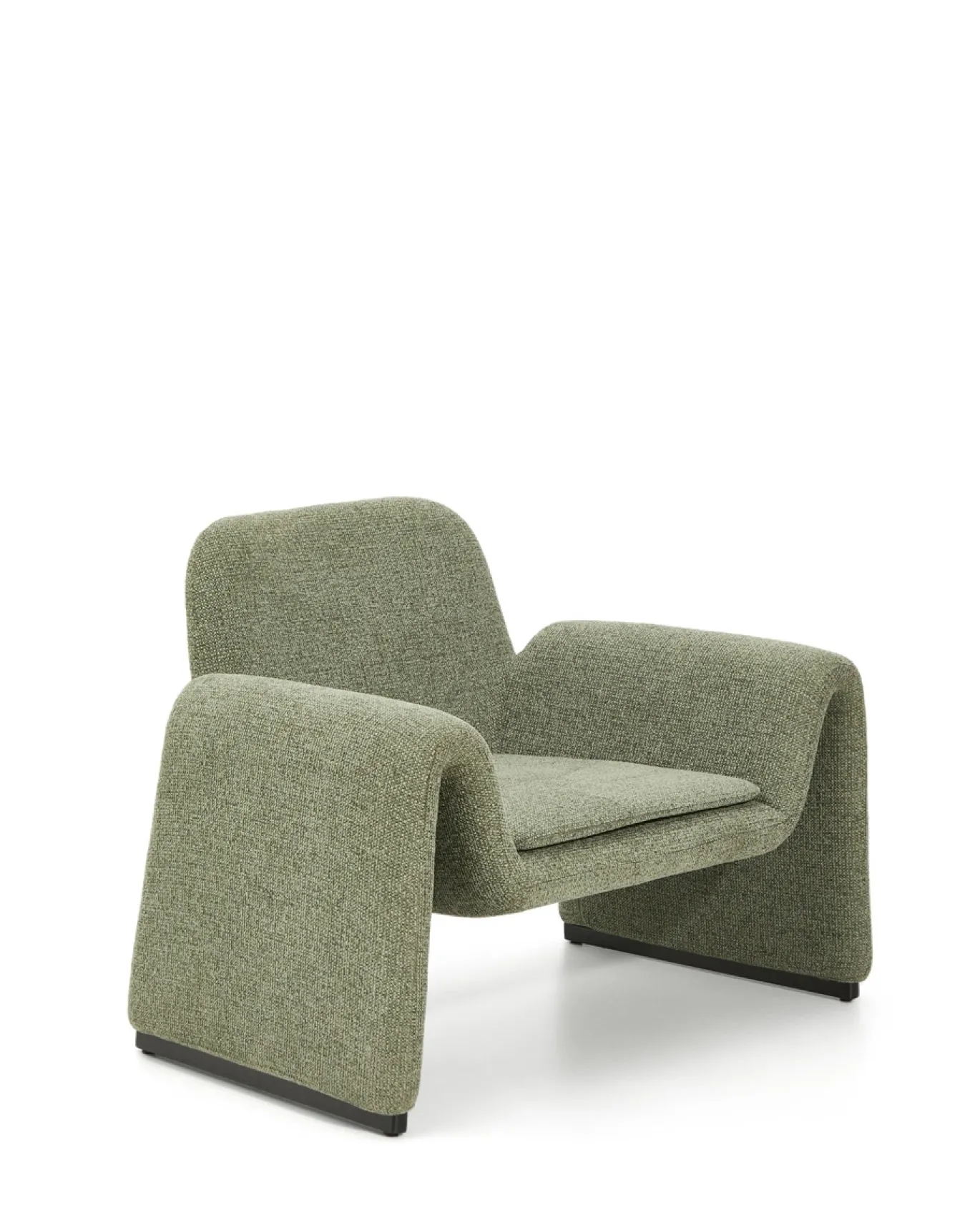 Kave Home Fauteuil Melvia Groen Chenille