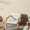 Kave Home Fauteuil Menfi Massief Acaciahout Beige