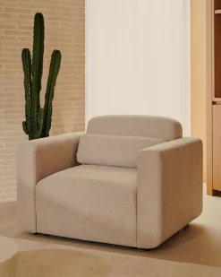 Kave Home Fauteuil Neom Modulair Beige