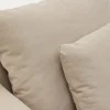 Kave Home Fauteuil Nora Kussen Taupe Linnen en Katoen 92cm