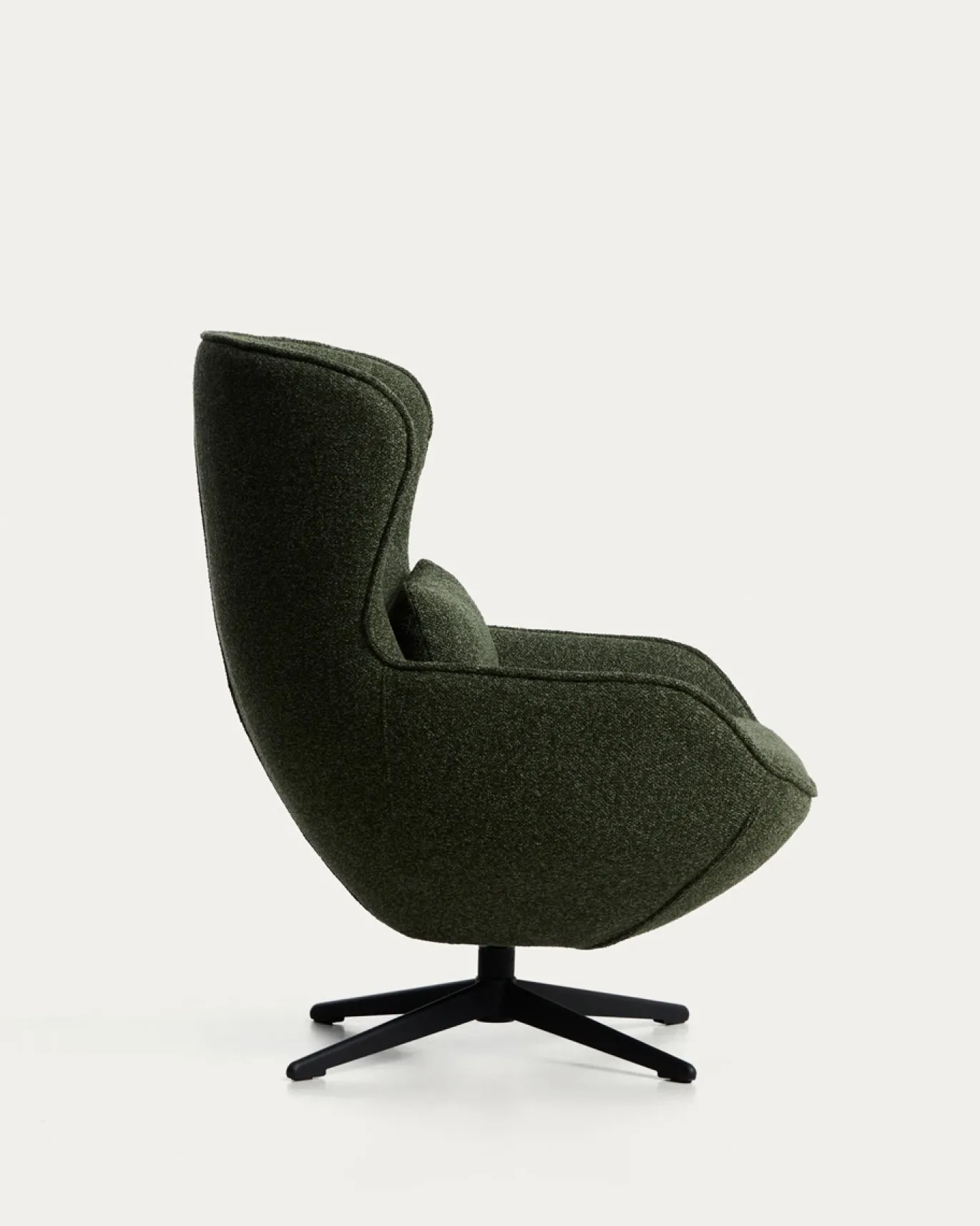 Kave Home Fauteuil Sorile Chenille Donkergroen