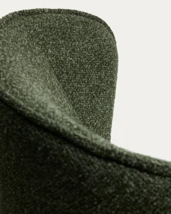 Kave Home Fauteuil Sorile Chenille Donkergroen