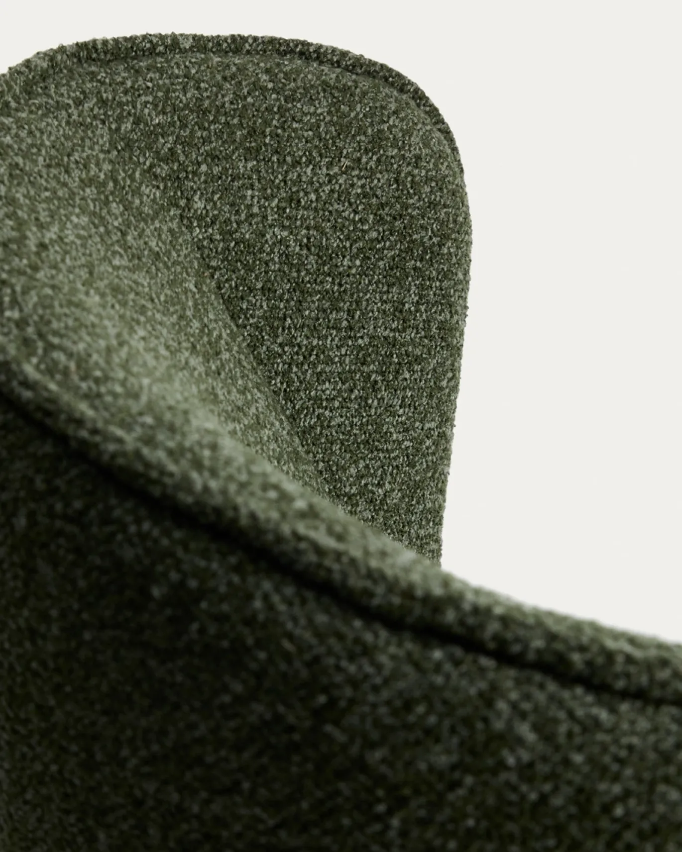 Kave Home Fauteuil Sorile Chenille Donkergroen