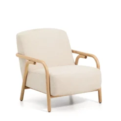 Kave Home Fauteuil Sylo Chenille Beige