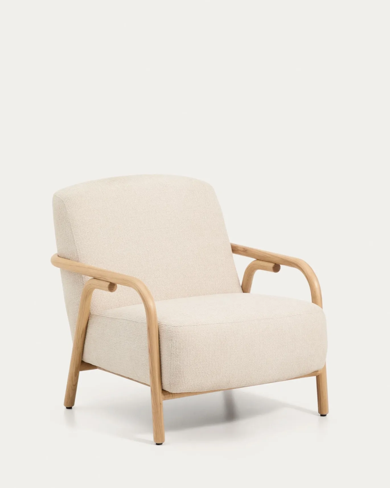 Kave Home Fauteuil Sylo Chenille Beige