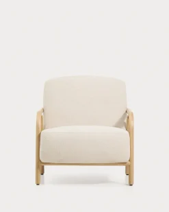Kave Home Fauteuil Sylo Chenille Beige