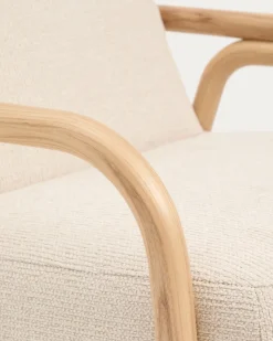 Kave Home Fauteuil Sylo Chenille Beige