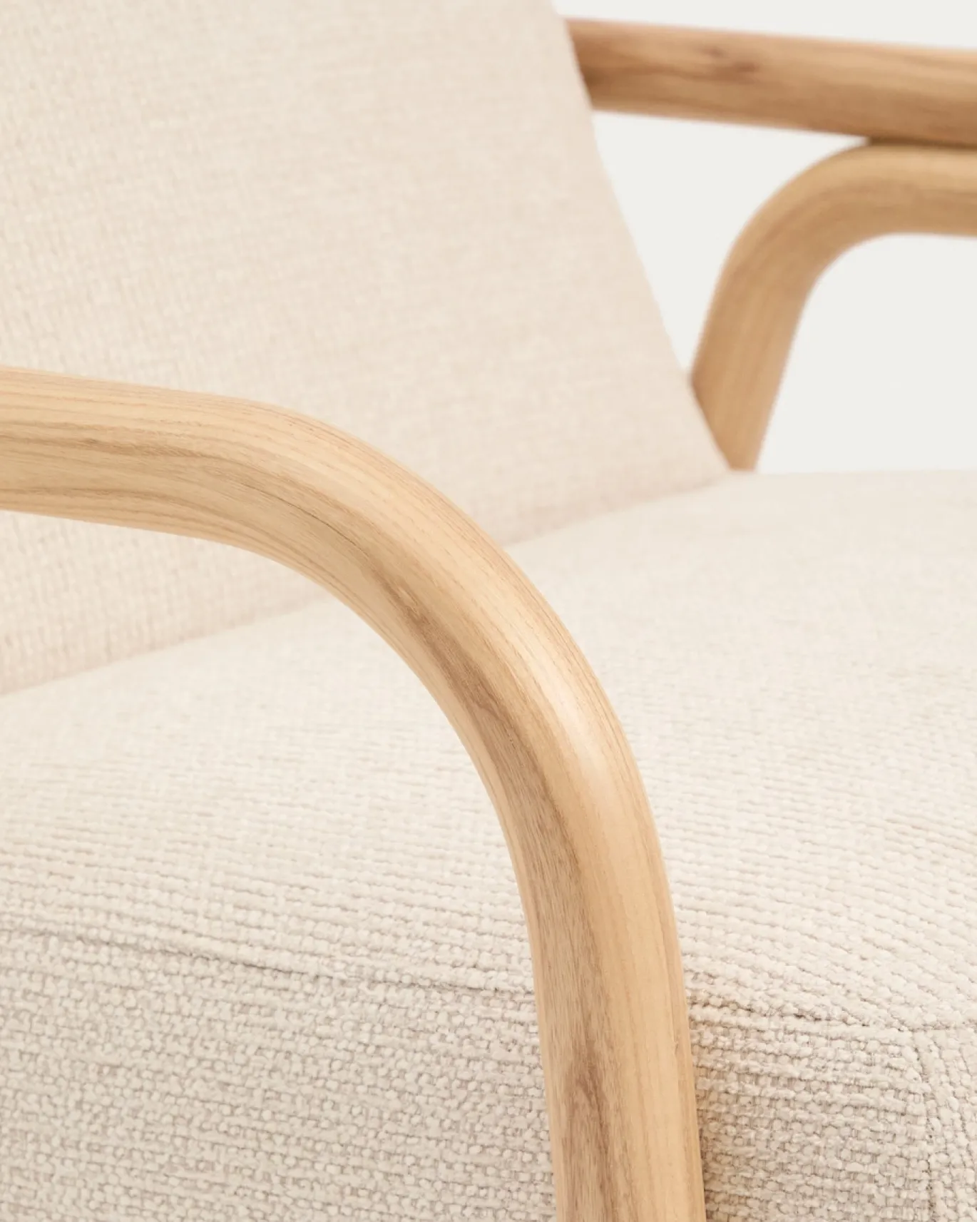 Kave Home Fauteuil Sylo Chenille Beige