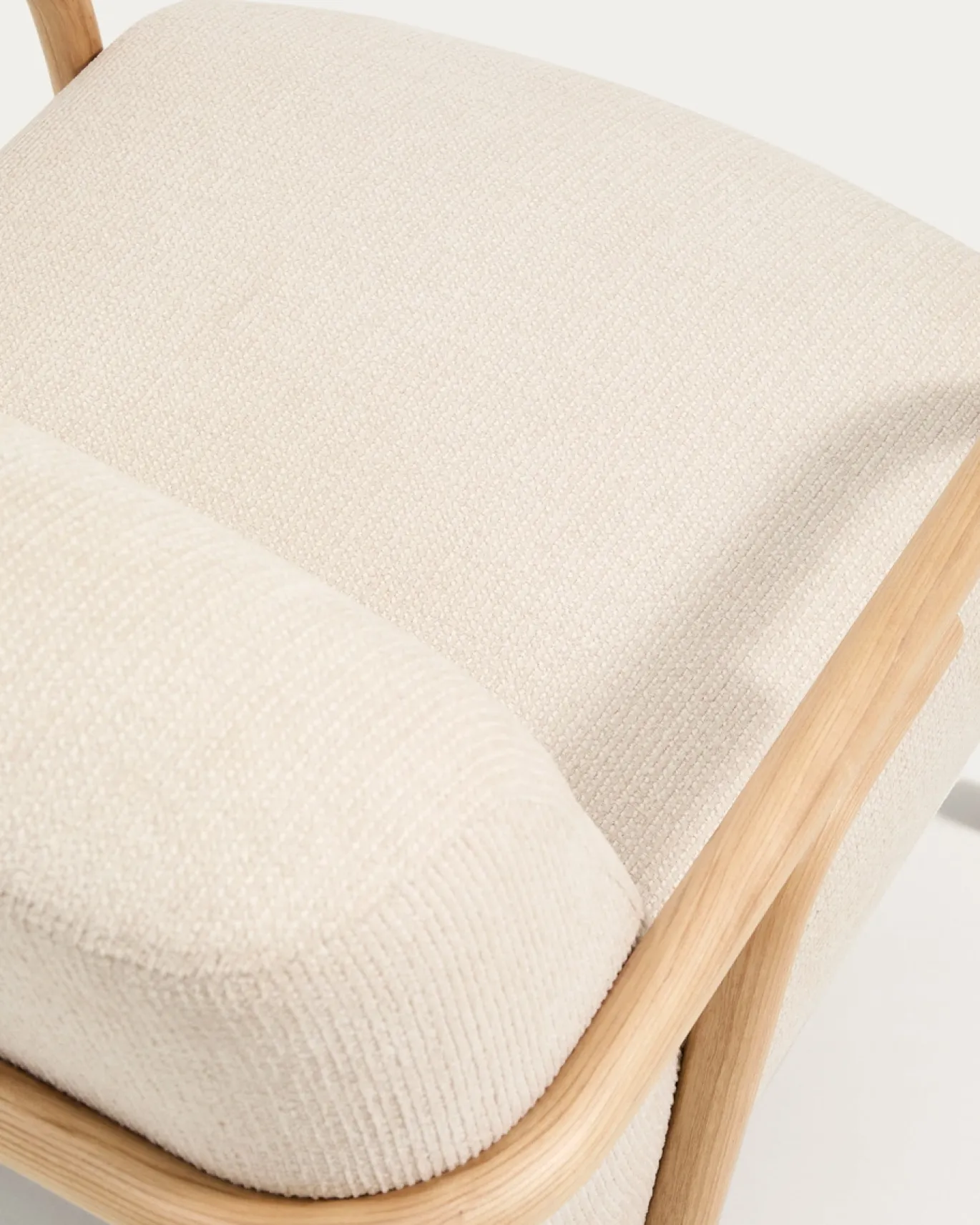 Kave Home Fauteuil Sylo Chenille Beige