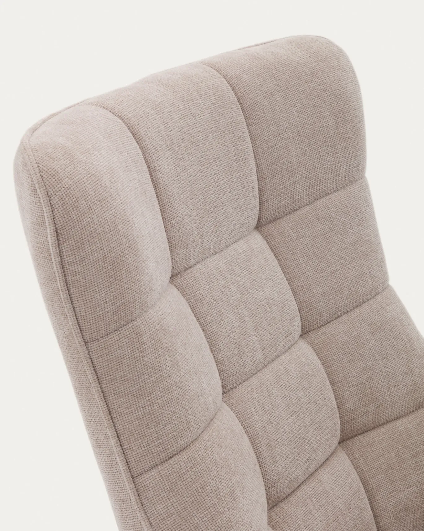 Kave Home Fauteuil Teryl Chenille Beige