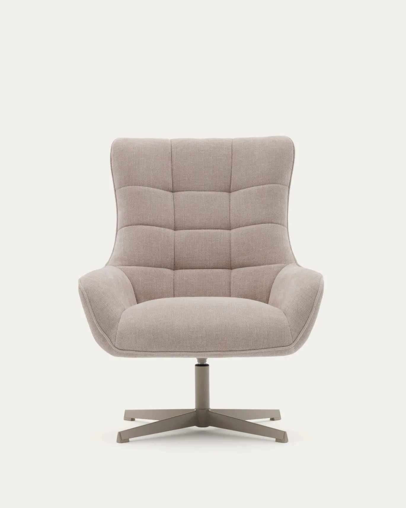 Kave Home Fauteuil Teryl Chenille Beige