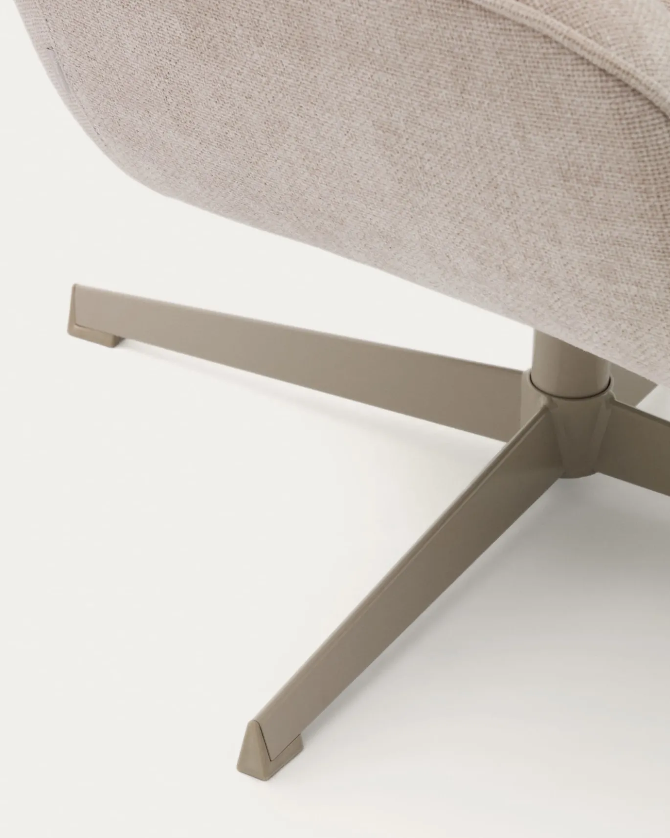 Kave Home Fauteuil Teryl Chenille Beige